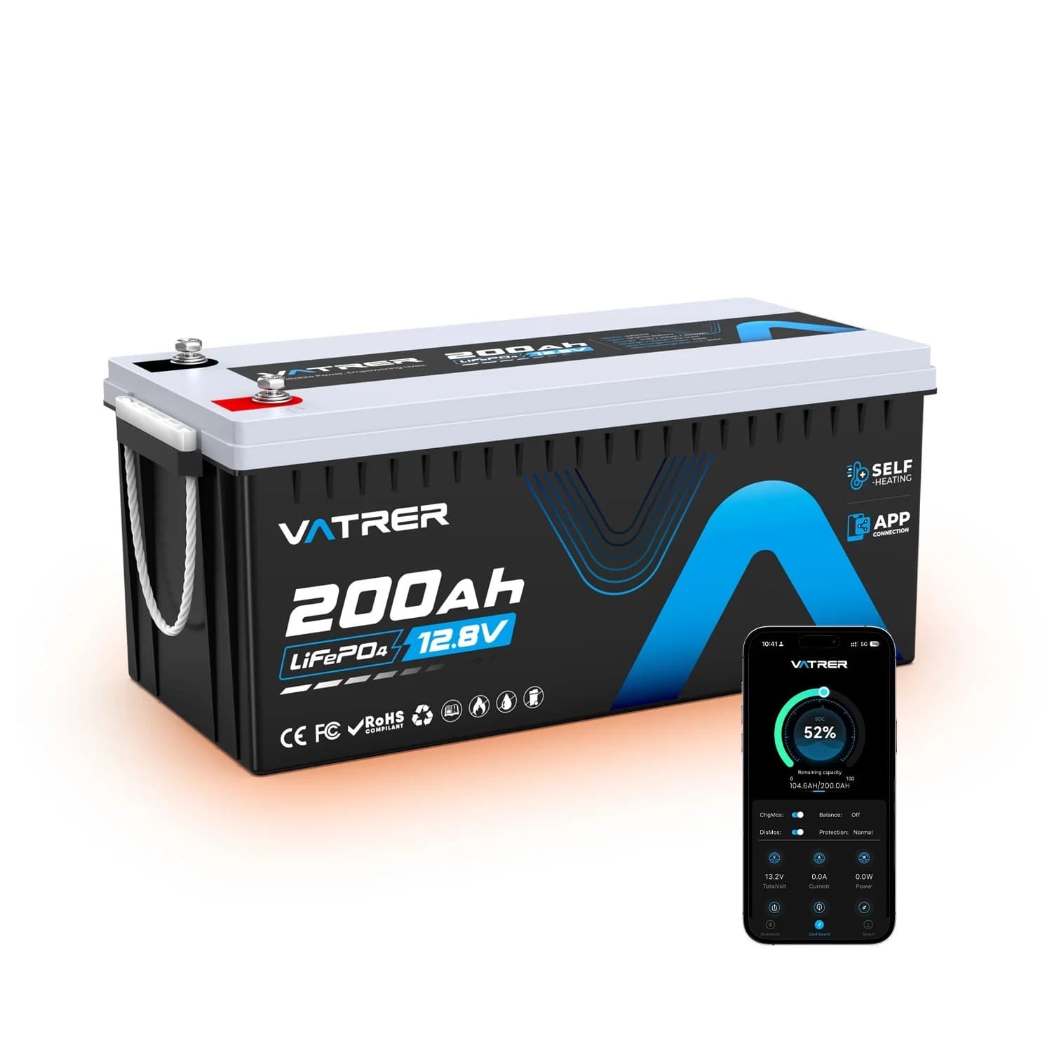 Long-Lasting Vatrer Power Lithium Golf Cart Batteries with 48V 105Ah Lithium Battery