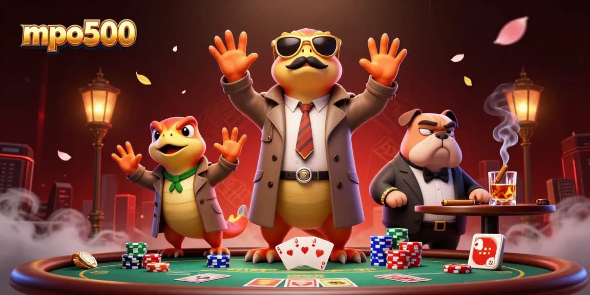 Join the mpo500 poker game with raptors in disguise and a bulldog bouncer for thrilling action!