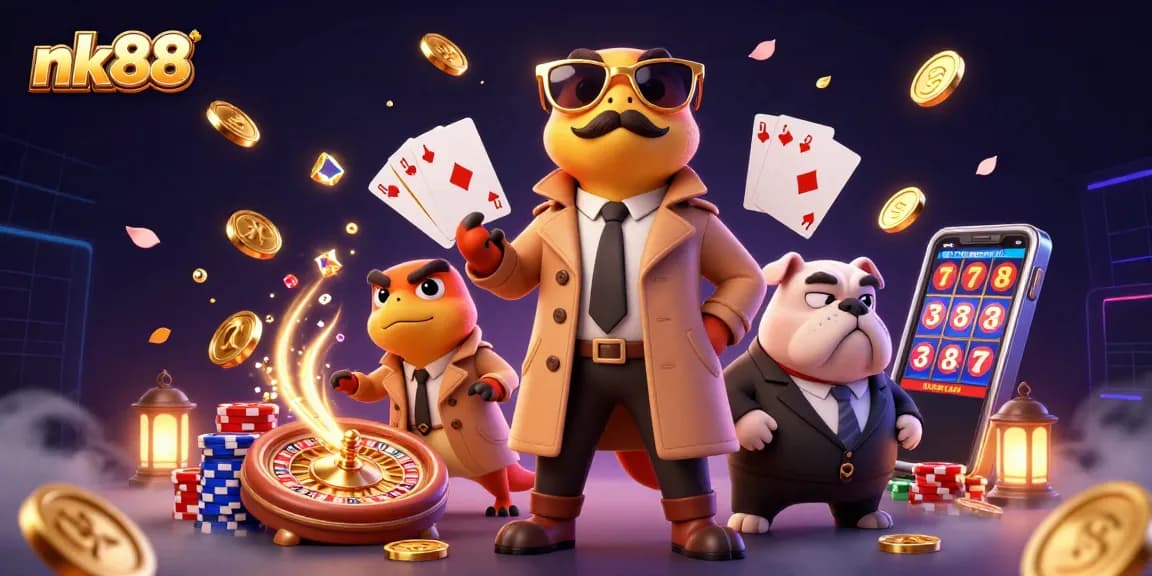 Experience the thrill of nk88's vibrant casino with dynamic gaming elements and raptors in disguise.
