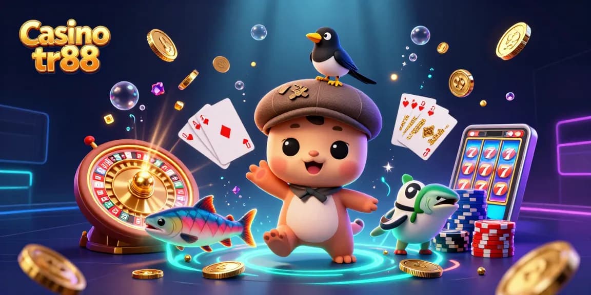 Casino tr88 showcases vibrant fun with playful Nessie and exciting gaming elements