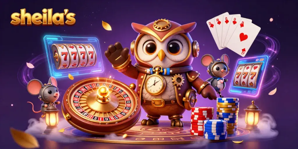 Experience sheila's thrilling slots and games with dynamic 3D elements and engaging visuals.