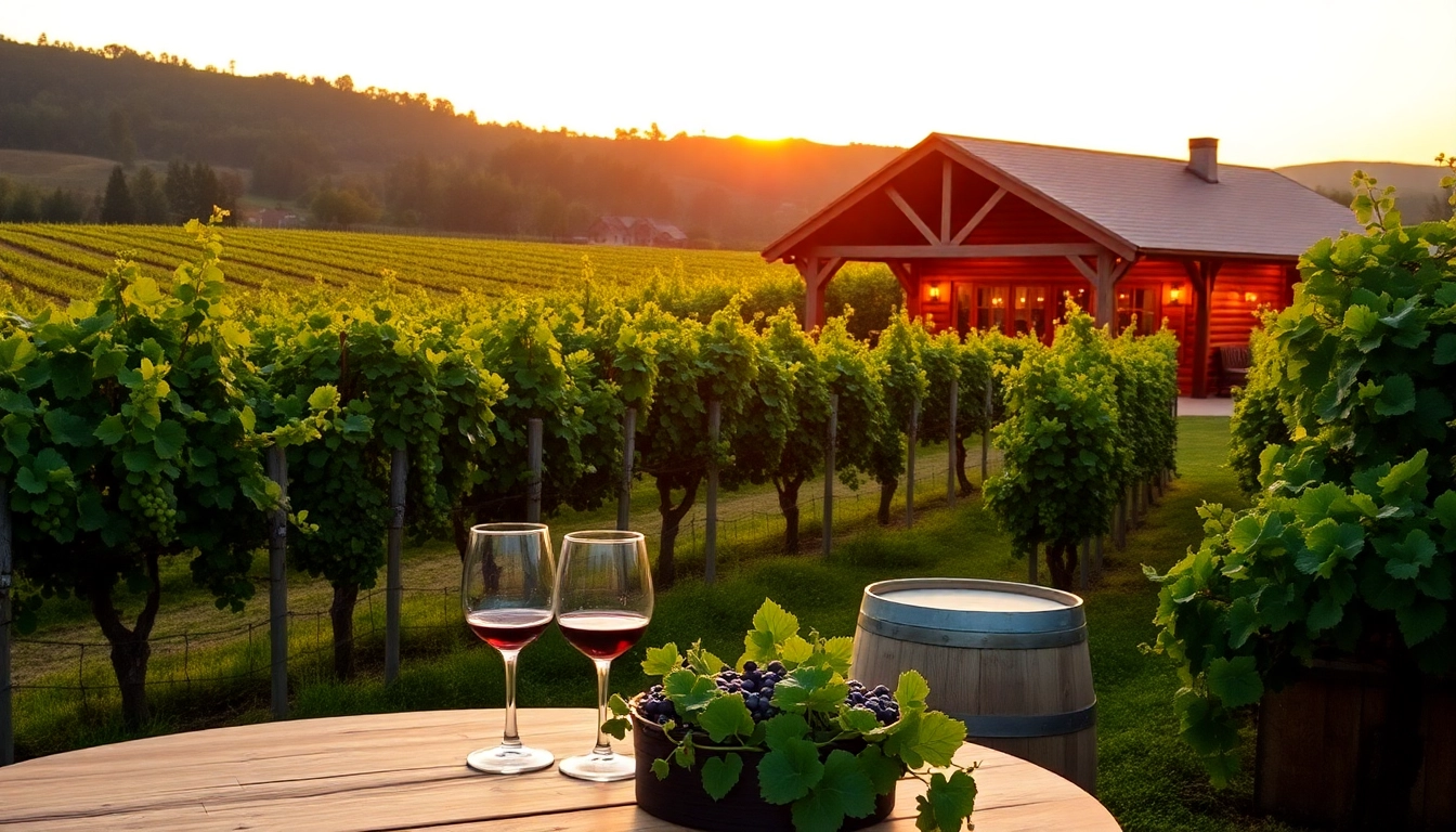 Engage in wine tasting appointments clarksburg at a picturesque vineyard during sunset.