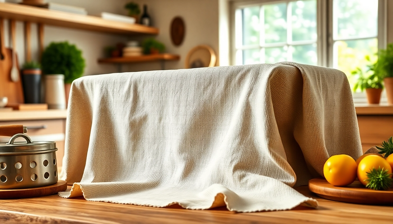 Bestel passeerdoek per meter met hoogwaardige katoenen stof voor uw keuken.