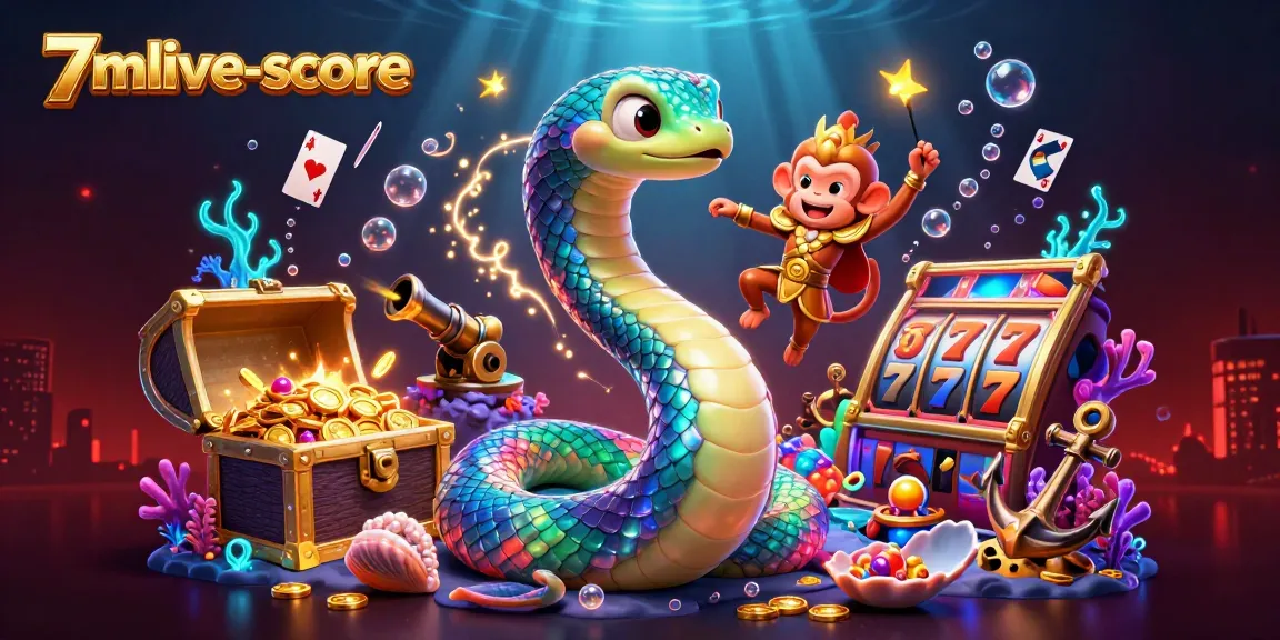 Experience thrilling slots at 7mlive-score with vibrant visuals of treasure and action.