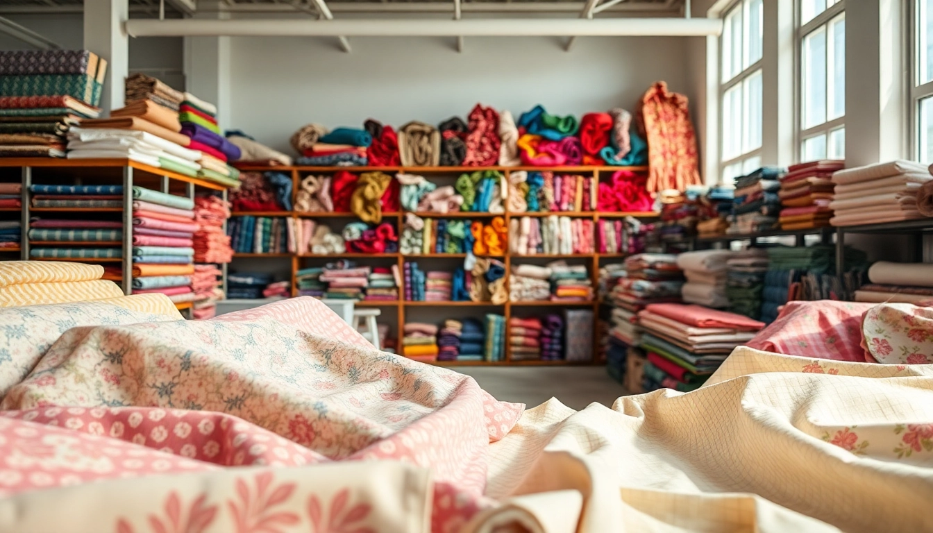 Explore stof op maat with diverse custom fabric selections and textures.