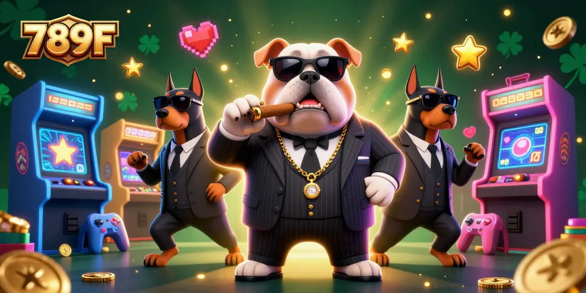 Experience thrilling action at 789F with a 3D cartoon mafia boss and casino arcade games.