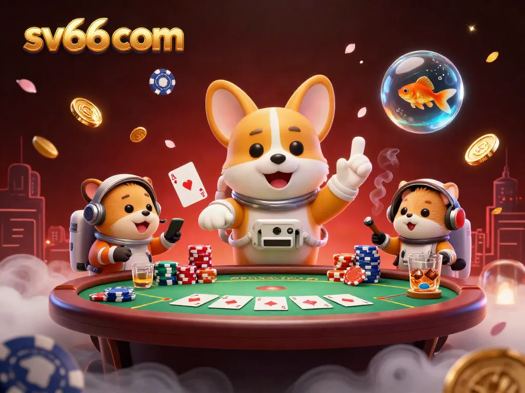 Experience thrilling gameplay at sv66 com with vibrant casino elements and animated characters.