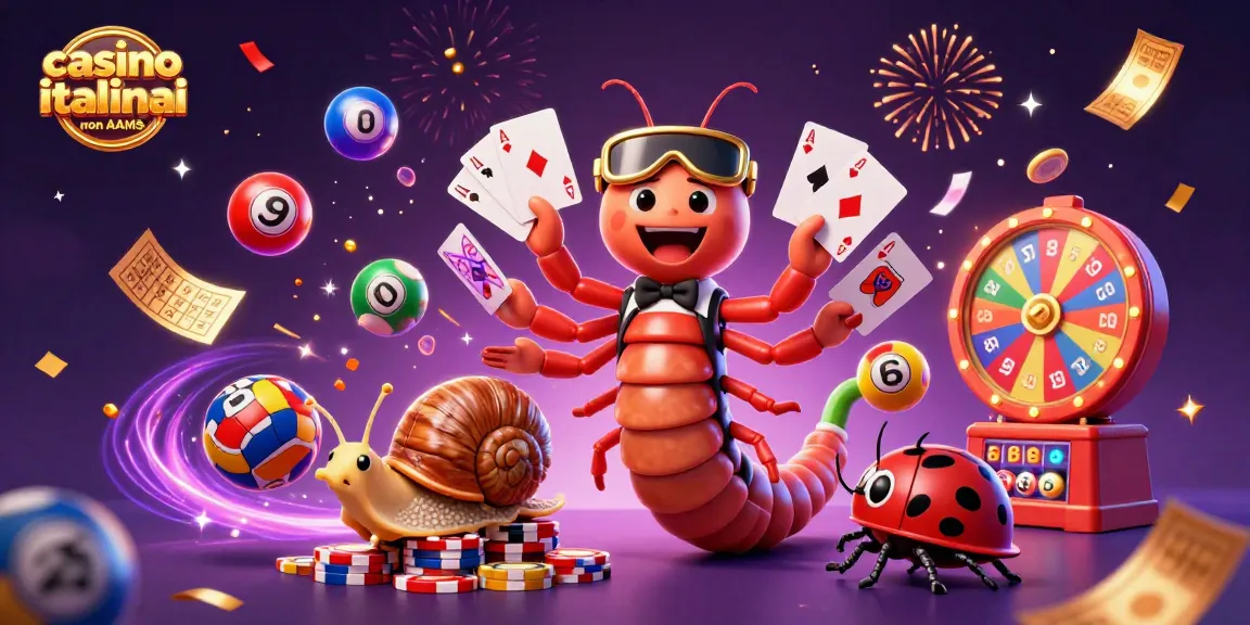 Gioca nei casino italiani non AAMS con un dealer millepiedi e un'atmosfera festosa e colorata.