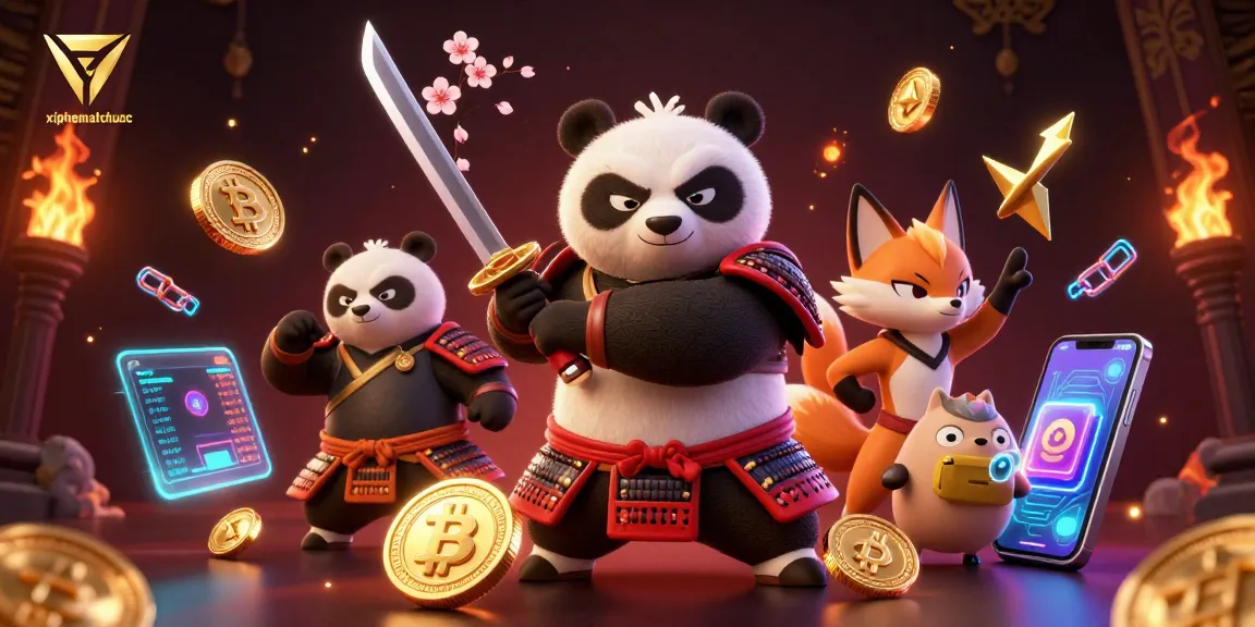 Engage in thrilling battles with xiphematchuoc as samurai panda and ninja fox compete in an exciting online match.