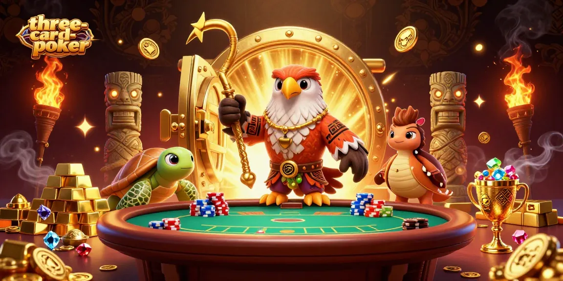 Experience the thrill of three-card-poker with dynamic gameplay, vibrant characters, and rich casino atmosphere.