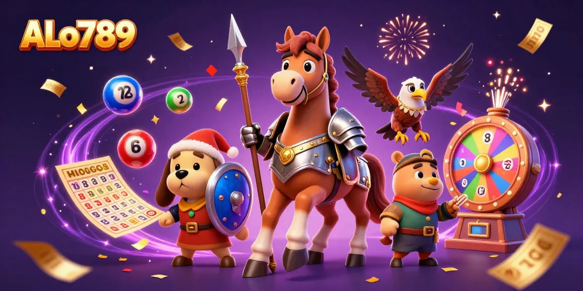 Experience thrilling gambling adventures at ALo789 with medieval knights and lottery elements