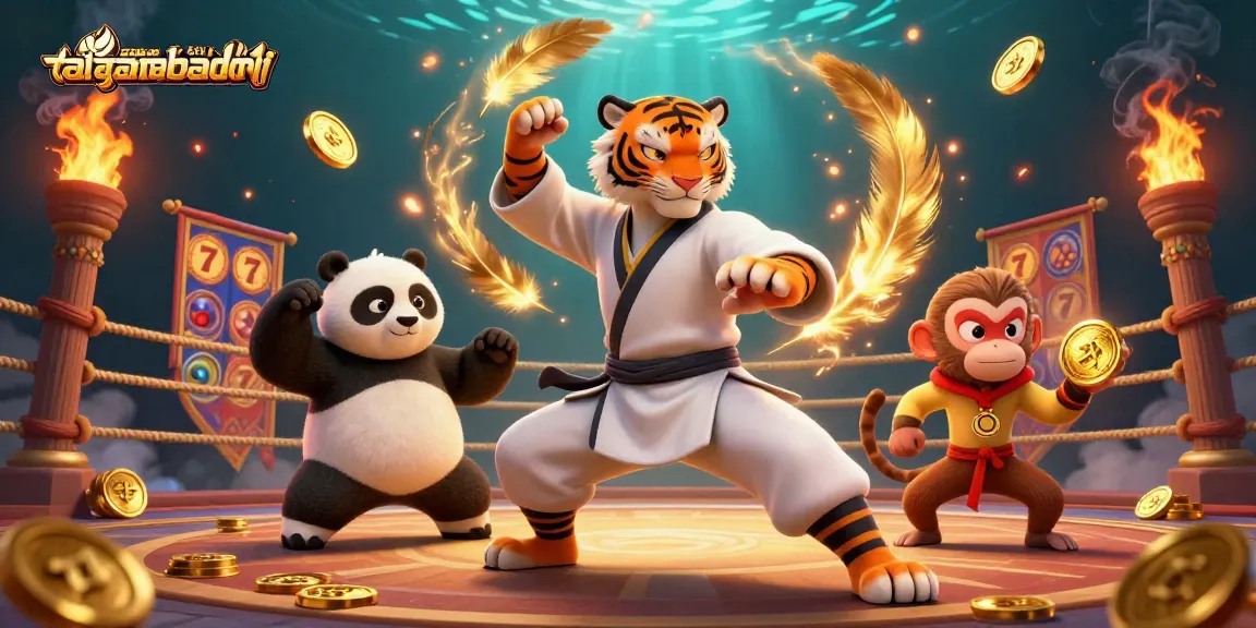 Engage with taigamebaidienthoai in this vibrant 3D casino art featuring a kung fu tiger!