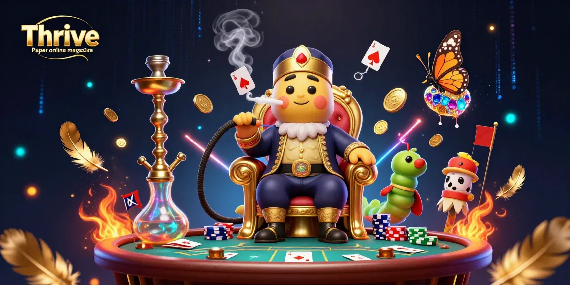 Engage with the vibrant gaming scene in Thrive Paper online magazine featuring poker action and dynamic casino elements.