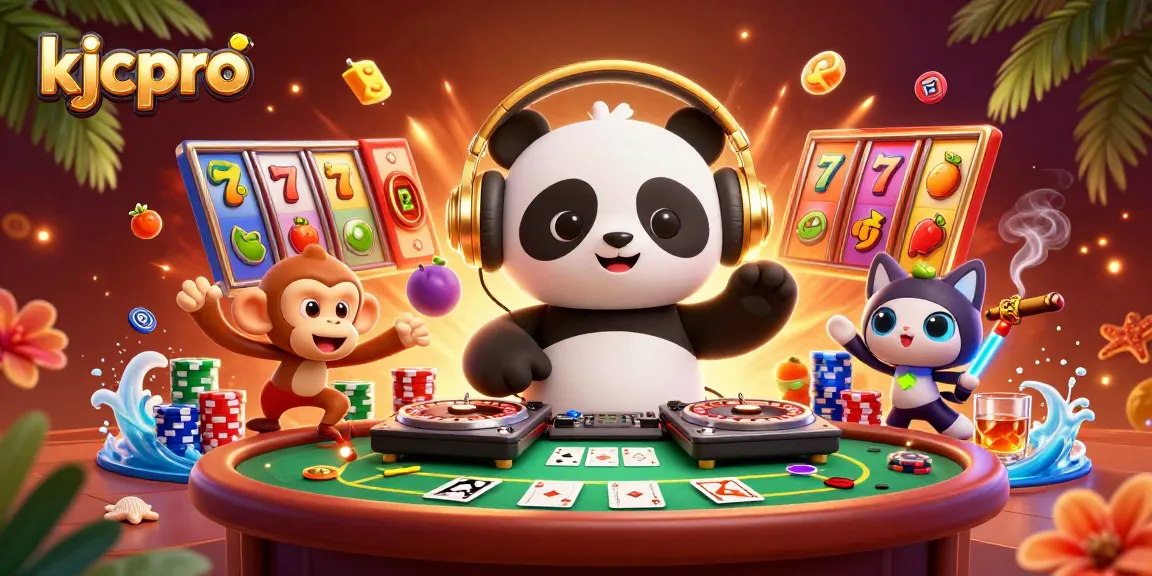 Engage with exciting games at kjcpro featuring lively 3D casino characters and vibrant elements.