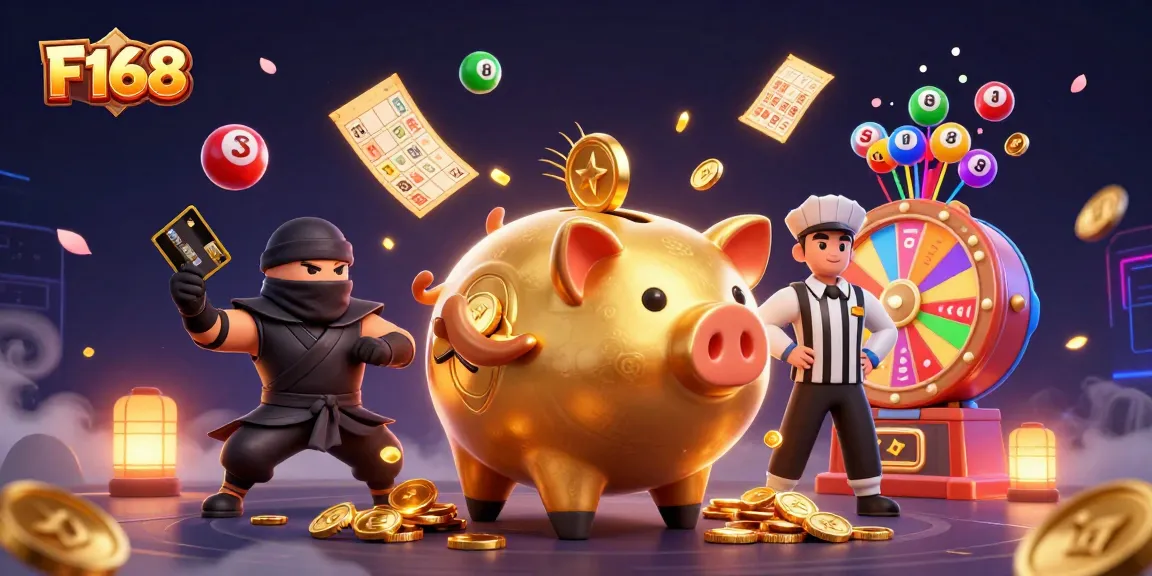 Bet on F168 with excitement through vibrant 3D casino characters in action.
