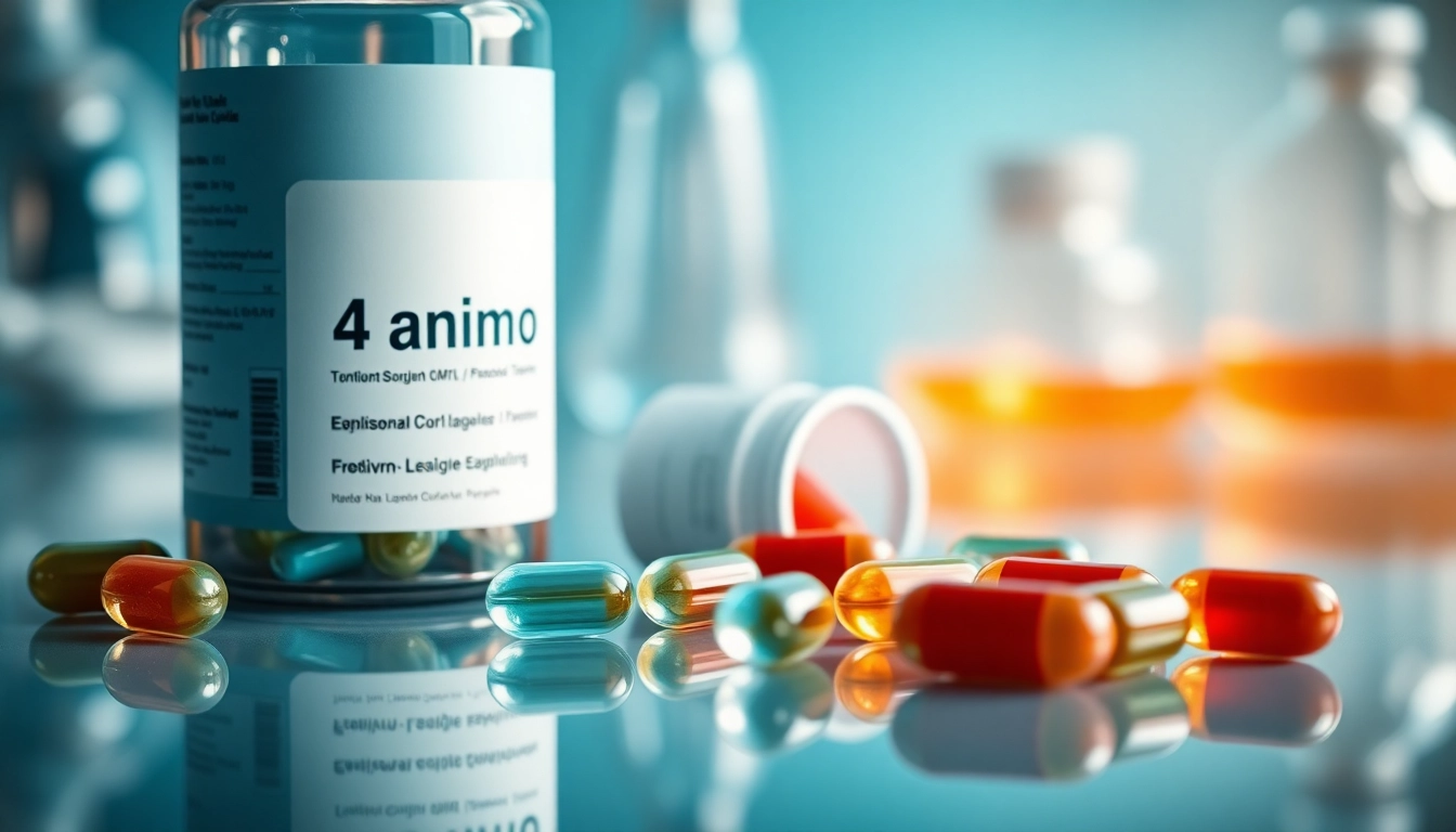 Enhance your health routine with premium 5-amino-1mq capsules on a reflective surface.